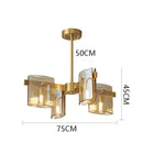 Axyaa Modern LED Ceiling Lamp Chandelier for Bedroom and Dining Room