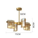 Axyaa Modern LED Ceiling Chandelier for Bedroom and Dining Room