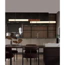 Axyaa Retro Wood Grain Chandelier for Restaurant, Bar, Living Room, Office, and Front Desk