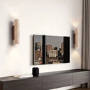 Axyaa Led Travertine Stone Wall Sconce Light for Bedroom Living Room