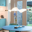 Axyaa Net-Silk Nordic Art Chandelier for Living Room and Bar Counter