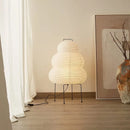Axyaa Noguchi Table Lamp White Rice Paper Desk Light for Bedroom Living Room