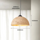 Axyaa Wabi Sabi Rock Grey Black Pendant Light for Home Decor