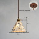 Axyaa Terrazzo LED Pendant Lights: Japanese Style for Corridor Bedroom Living Room