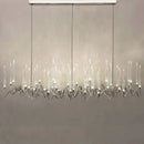 Axyaa Luxe Crystal Chandelier: Elegant Nordic Office & Living Room Pendant Lamp