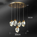 Axyaa Luxury Crystal Chandelier for Living Room, Dining, and Bedroom