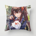 Axyaa Hu Tao Square Cushion Pillow - Cosplay Anime Pillowcase Gift