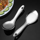 Axyaa Stainless Steel Rice Spoon Public Spoon Vegetable Spoon Kitchen Utensils