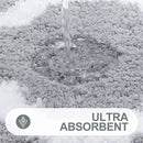 Axyaa Super Absorbent Microfiber Bath Mat - Non-slip Shower Carpet