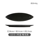 Axyaa Ceramic Long Strip Dessert Plate