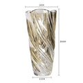Axyaa Crystal Glass Hydroponic Vase for Art Flower Arrangement and Decor