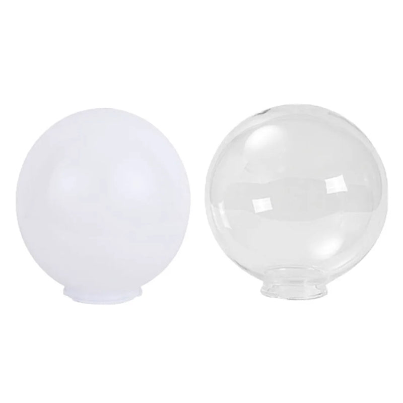 Axyaa Clear Acrylic Globe Lampshade for Post Pillar Lamps - D15cm/D20cm/D25cm