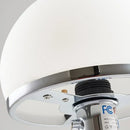 Axyaa White Glass Table Lamp - Nordic Design for Bedroom & Living Room