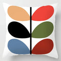 Axyaa Geometric Ginkgo Leaf Print Pillow Cover for Stylish Home & Office Decor