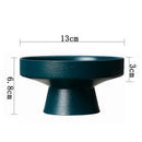 Axyaa Minimalist Ceramic Vase with Artificial Flowers for Modern Home Decor