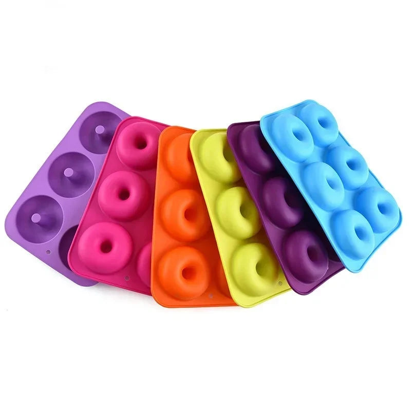 Silicone Donut Mold Cupcake Mould Baking Tool, Axyaa Bakeware Kitchen Accessories