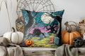Axyaa Halloween Patchwork Pillow Cover - Sofa, Bedroom, Car Decor