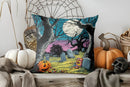 Axyaa Halloween Patchwork Pillow Cover - Sofa, Bedroom, Car Decor