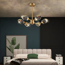 Axyaa Luxury Crystal Chandelier Pendant Light for Living Room Bedroom Ceiling