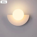 Axyaa Macaron Wall Lamp: Modern Nordic Bedroom Decor & Study Room Lighting