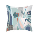 Axyaa Geometric Abstract Print Cushion Cover Tropical Botanical Pillowcase