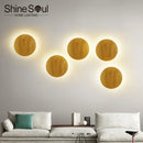 Axyaa LED Wooden Wall Lamp | Modern Nordic Style | Bedroom Stair Wall-mounted Light