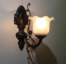 Axyaa Glass Wall Sconce Lamp for Home Décor and Lighting