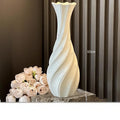 Axyaa Ceramic Vase: Minimalist Decoration for Home, Living Room, Foyer, Flowers, Floor Stand