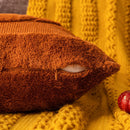 Axyaa Plush Pumpkin Cushion Cover 45x45cm 50x50cm Maple Leaf Autumn Pillow Case