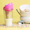 Axyaa Portable Cereal Cup - Leak-proof Hot/Cold Mug for Milk and Oats