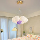 Axyaa Nordic Moon Bubble Planet LED Chandelier for Princess Room