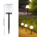 Axyaa Solar Round Ball Light: LED Outdoor Waterproof Garden Decoration