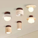 Axyaa Travertine Stone LED Ceiling Light for Hallway, Aisle, and Corridor