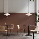 Axyaa Red UFO Pendant Light for Dining and Living Spaces