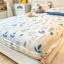 Axyaa Cotton Fitted Sheet | Breathable & Soft | Non-Slip | Customizable | 16 Sizes