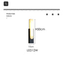 Axyaa LED Marble Wall Sconce 12W Indoor Light for Living Room Stairway Hallway