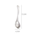 Axyaa Stainless Steel Long Handle Soup Ladle Golden Rice Spoon Kitchen Tableware