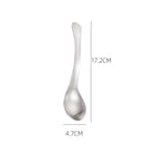 Axyaa Stainless Steel Long Handle Soup Ladle Golden Rice Spoon Kitchen Tableware