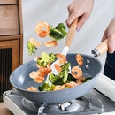 Axyaa Non-Stick Frying Pan Wok Set for Home Kitchen Induction Gas Stove Cooking