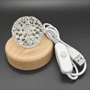 Axyaa Sunset Water Ripple Crystal Lamp for Bedroom Decoration & Gift