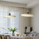 Axyaa Cream Style Swing Arm Pendant Light for Dining Room