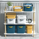 Axyaa Plastic Storage Box with Lid for Snacks, Cosmetics, and Wardrobe Organization