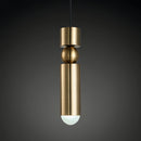 Axyaa Modern Nordic Villa GU10 Pendant Lights Gold Chrome Black Metal Lustre Fixtures
