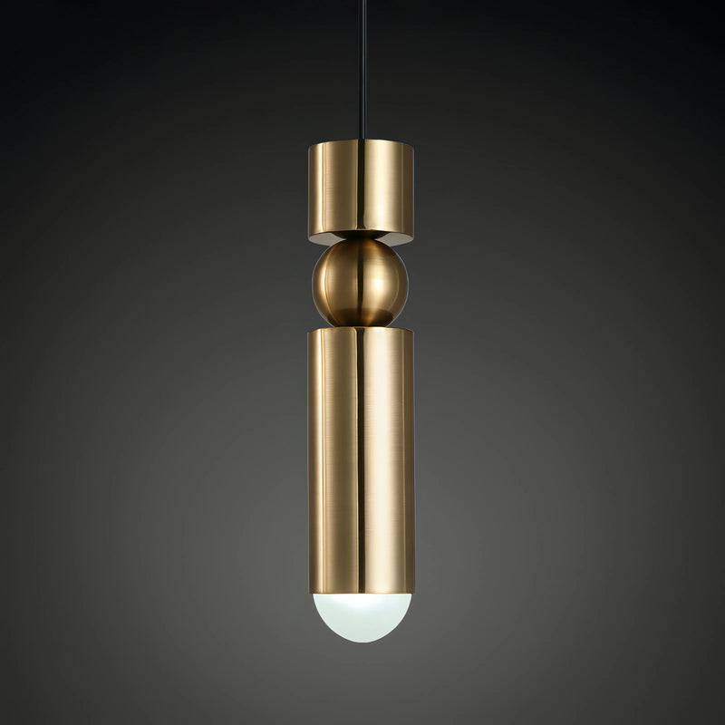 Axyaa Modern Nordic Villa GU10 Pendant Lights Gold Chrome Black Metal Lustre Fixtures