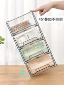Axyaa Desktop Organizer Drawer Box: Large Capacity Stationery & Cosmetics Storage Shelf