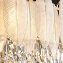 Axyaa Crystal Chandelier Stair Pendant Lamp Living Room Interior Lighting