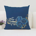 Axyaa Rose Flowers Decorative Pillow Cover 45x45 Cushion Cover Cases Home Decoration