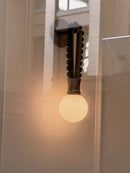 Axyaa Green & Brown Marble Wall Lamp for Living Room, Foyer, Bedside & Dining Room