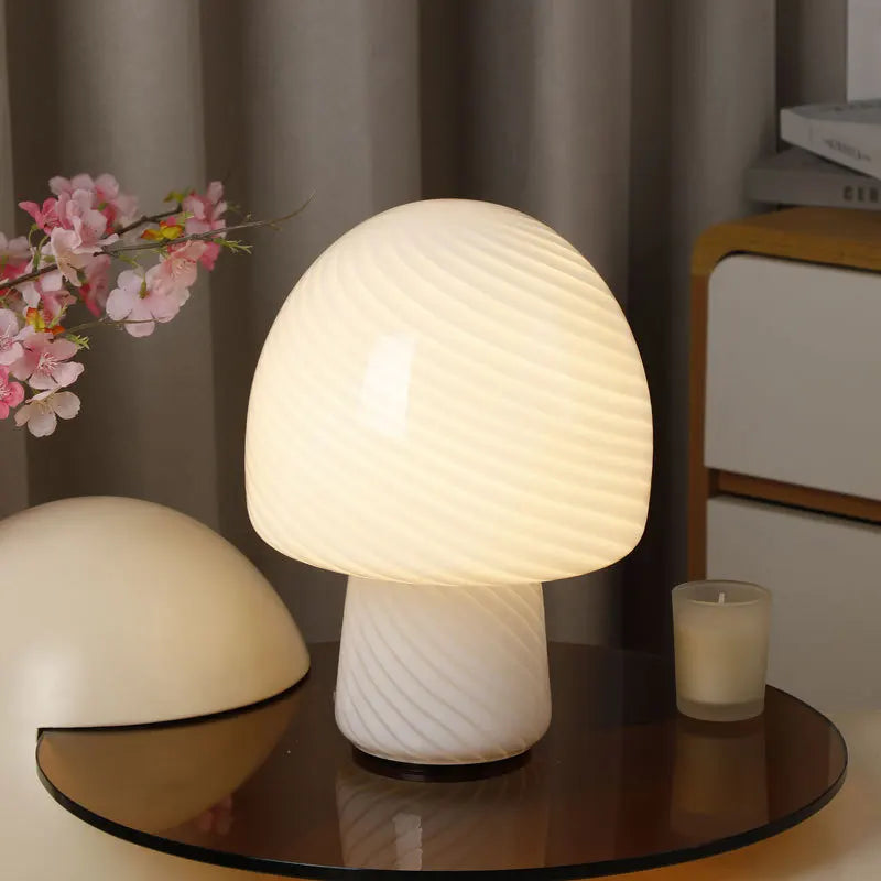 Axyaa Cream Style Mushroom Night Light for Girls