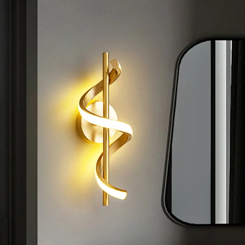 Axya LED Wall Lamp: Modern Living Room Bedroom Decor Sconce Lights